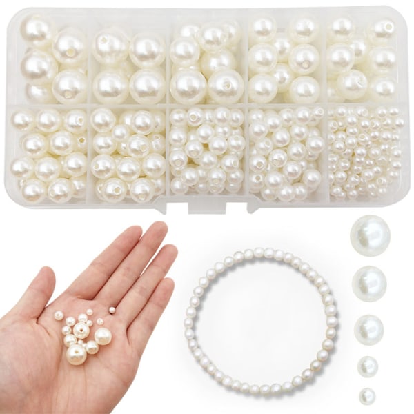 #440st Pearl Beads Smyckenstillverkning pärlor DIY#
