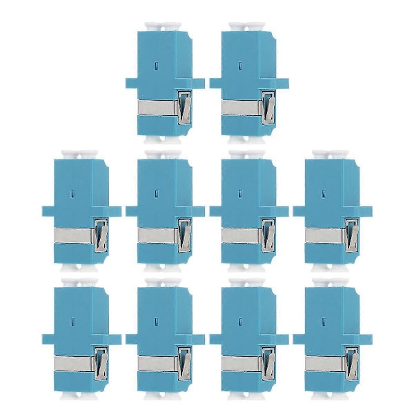 10 stk. Plast Fiberoptisk Adapter APC Simplex Singelmodus Fiber Optisk Kobler