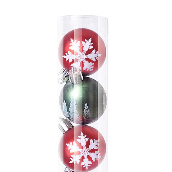 #Julekule i galvanisert stål, 4 cm#
