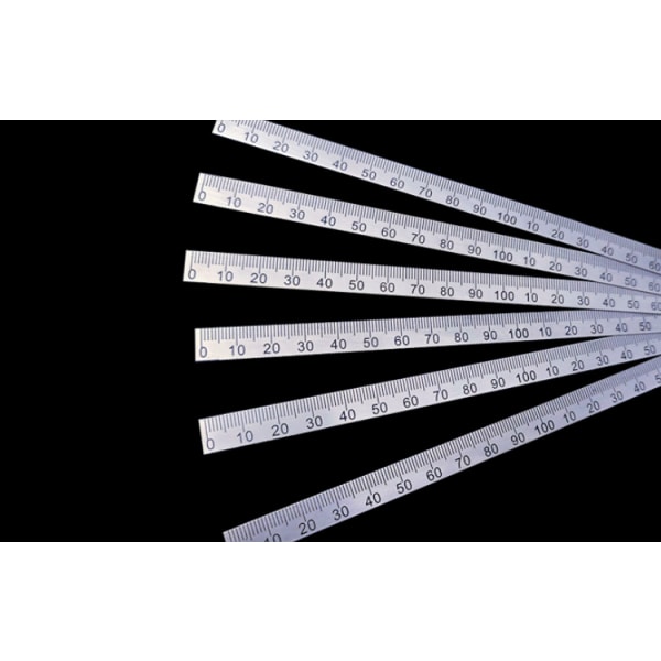 Flexibel linjal i rostfritt stål 30 cm x 10 mm, Syverktyg