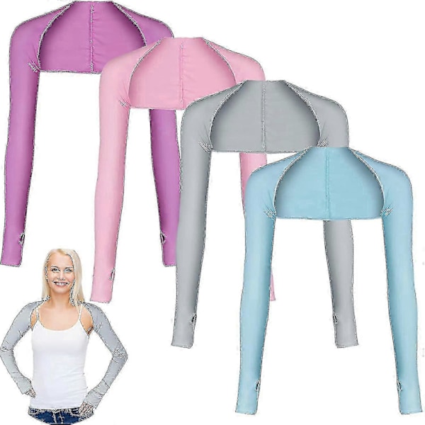 4 Par Kylande Sjal Arm Ärmar Solskydd