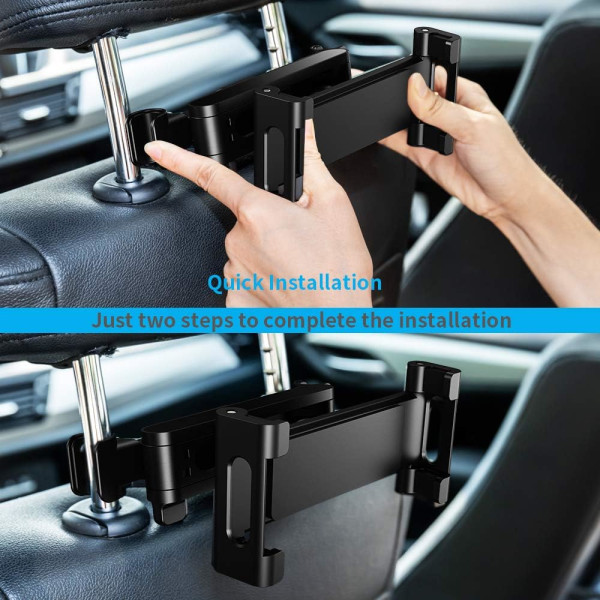 Tabletholder til bil, Universell Auto Hodegavl 360