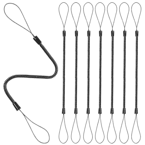 8 stk. Stylus Tether Elastisk Tether Lanyard Fjærtau Elastisk Penn Lanyard Fjærstropper For Touch Pen Stylus