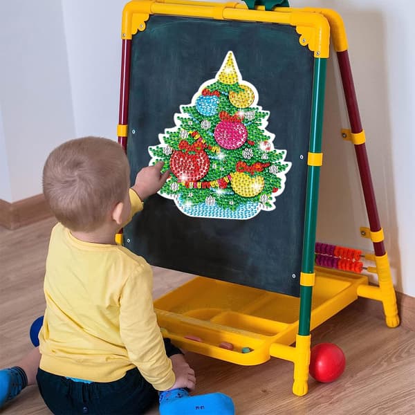 #DIY Diamantmålning Dekal Väggdekal Julgran#