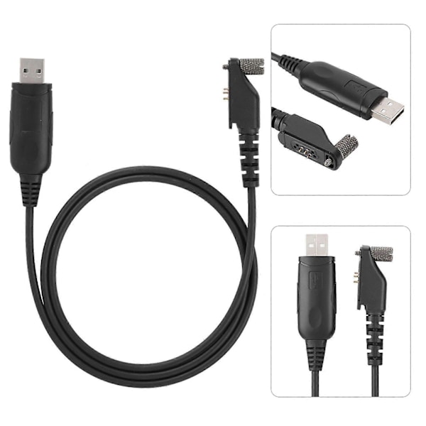 1M USB Programmeringskabel for Walkie Talkie med CD-driver for Icom ICF30 ICF50 Radio