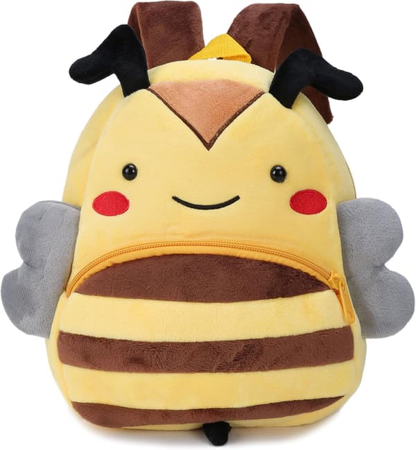 /#/Bee cartoon animal children's backpack backpack for kinderga/#/