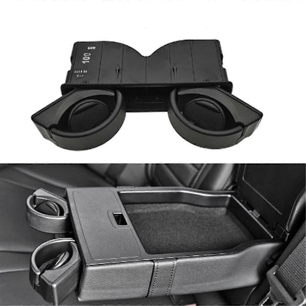 Bil Baksätes Armstöd Insats Dryck Kopphållare 0998100213 för C GLC CLASS W205 W253 W213 W222 Svart