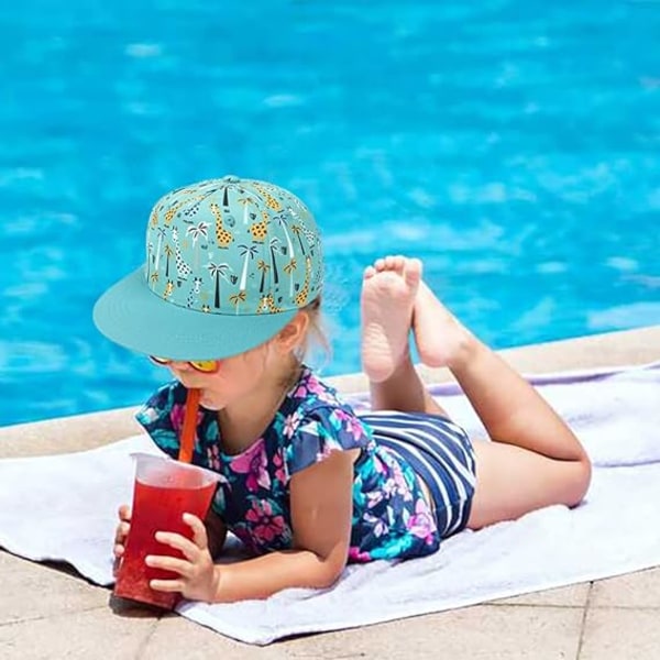 Baby Baseball Caps Justerbar Solhatt Sommer Utendørs Visir