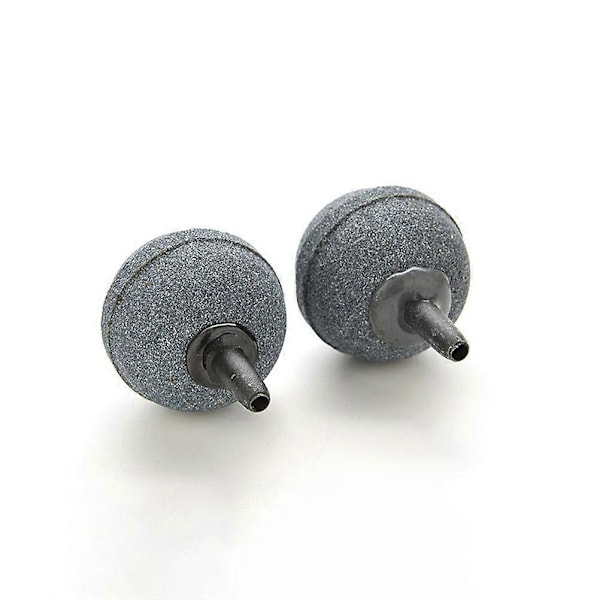 6 stk. Kuleformet Luftstein Mineral Boble Diffuser Luftsteiner for Akvarium Fisketankpumpe og Hydroponikk 20x20mm