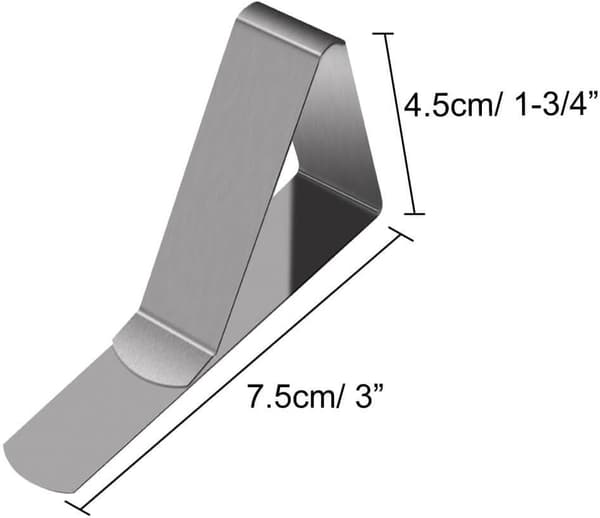 *Sjeldne perle dukklips 30 stk i rustfritt stål 7,5cm * 4,5cm*