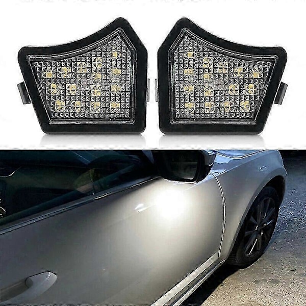 Bil Frontdør Spejl Pølselys Courtesy Lampe Linse Diamant Til Volvo V70 S60 S80 XC90 V50 C30 C70 V50