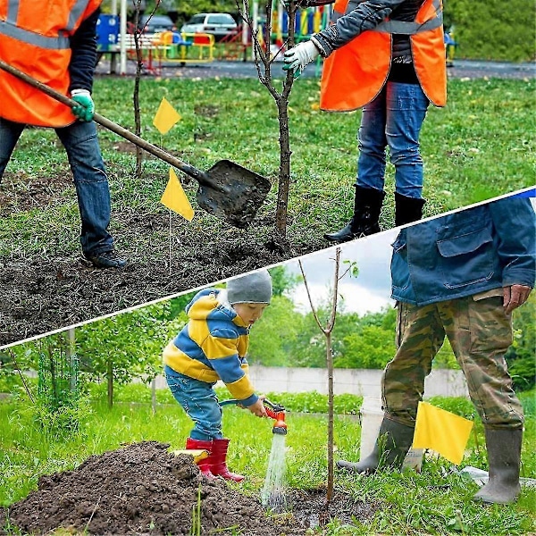 Merkintäliput nurmikolle, 30 kpl, PVC pienet liput, merkintäliput nurmikolle, puutarhaliput