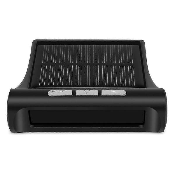 Solar Tpms Bil Däcktryck Larm Övervakningssystem 4 Externa Automatiska Larmsystem Däcktryck