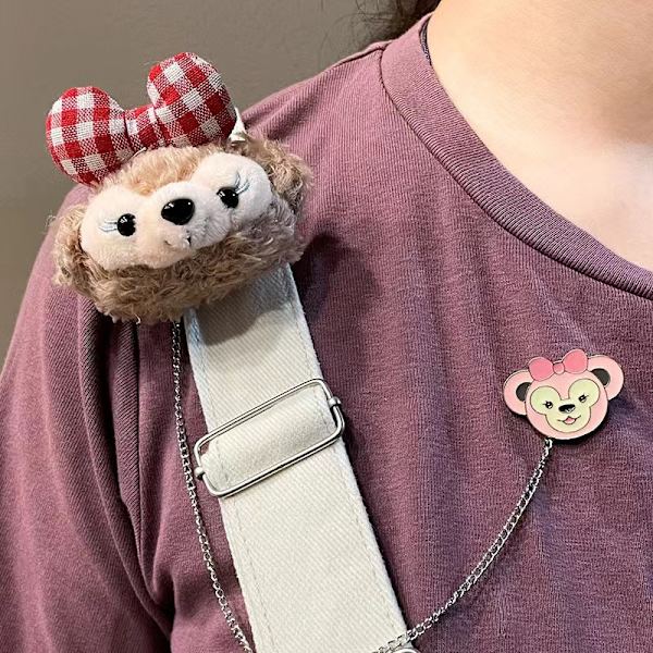#Plush kæde broche, Daffy Bear#