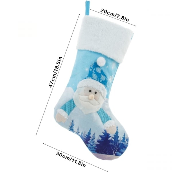 #4-pack (Jultomten) Julklappsstrumpor, Stora Julklappsstrumpor#