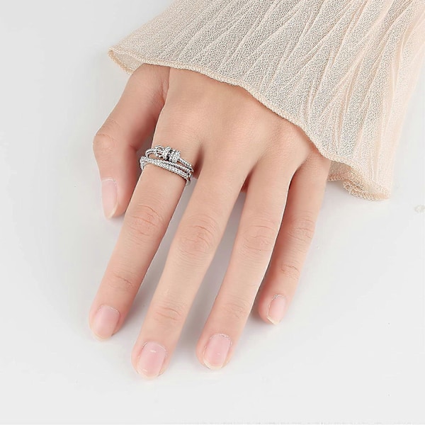 Fidgetring för min dotter, ångestdämpande ring med pärlor, snurra för flickor, present
