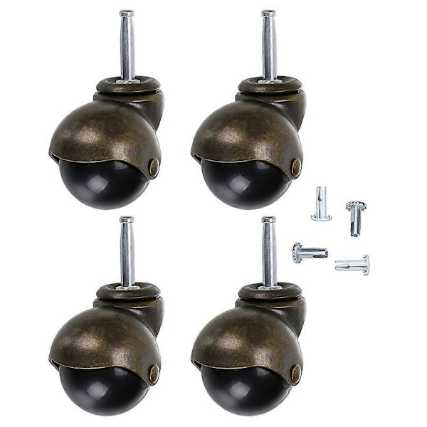 4 stk. Hjul 8x38mm Kontor Hjemme Datamaskin Stol Hjul Stamme Hjul