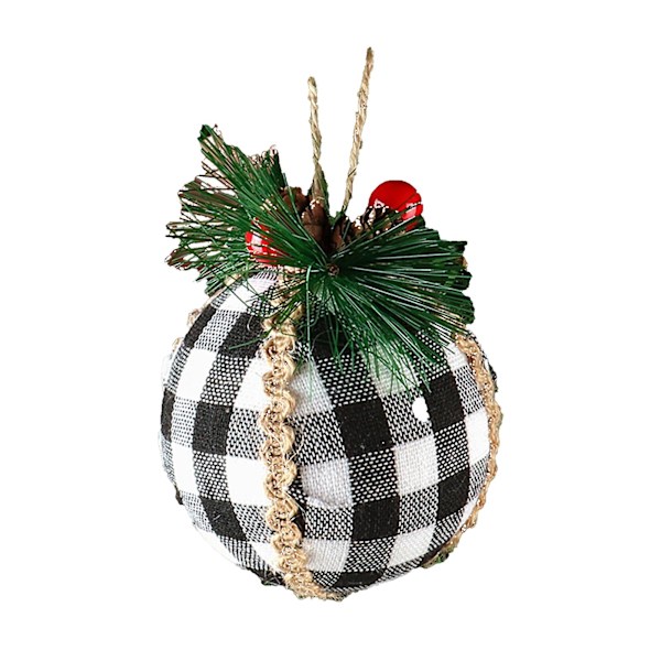 Julkula Snodd Design Blekningsbeständig Enkel Upphängning Dekorativ Tyg Juldekoration Kula Layout Hänge För Hem KaesiE