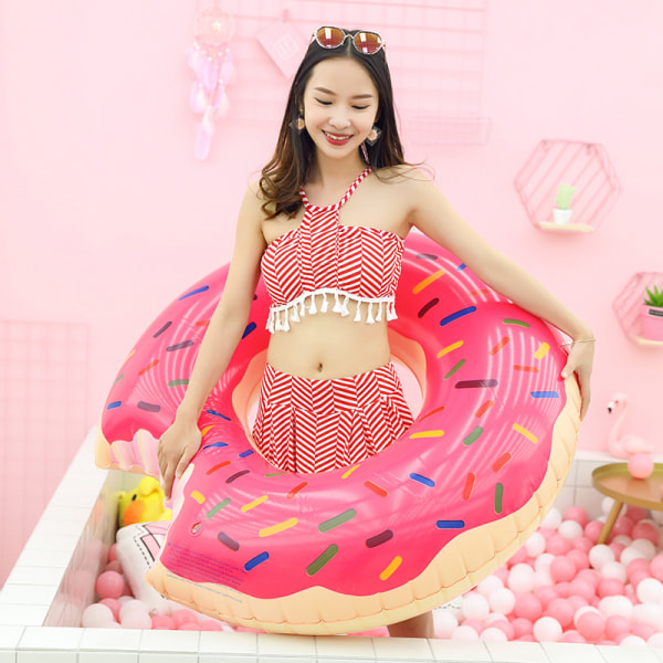 70cm Svømme Ring, Svømme Ring Donut Bøje, Donut Formet Pool