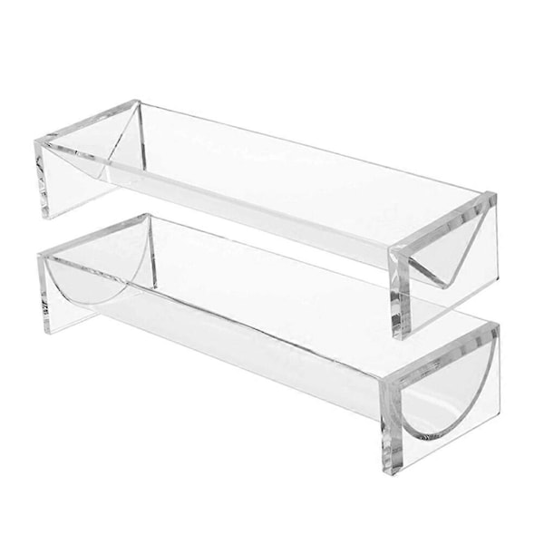 2 stk. Akryl Dessert Stande Akryl Cookie Opbevaringsholder Akryl Dessertbord Stand