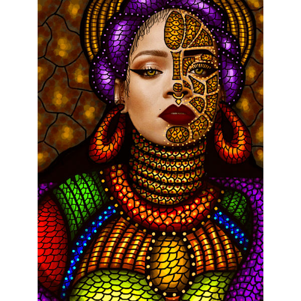 #30x40cm 5D DIY Timanttimaalaussetti Aikuisille ja Lapsille - Egypti#