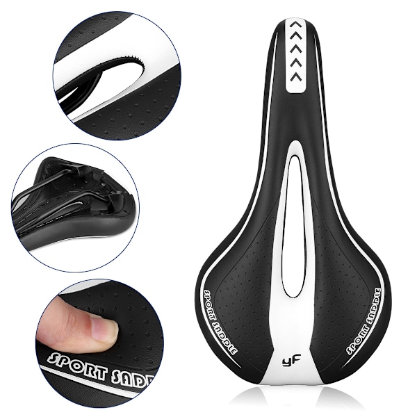 #Cykelsadel Bekväm Kudde med Rails Mountain Road Cykel#