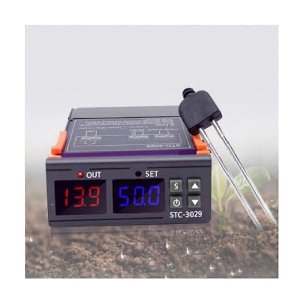 Jordfuktighetssensor Modul STC-3029 för Växtodling i Europa AC Fuktighetsregulator