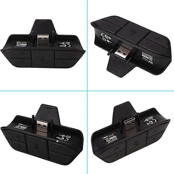 Stereo Headset Adapter til Xbox One/One S/Elite 1&2/til Xbox Series X|S Controllers, Mic Headphone Adapter til Xbox One Controller