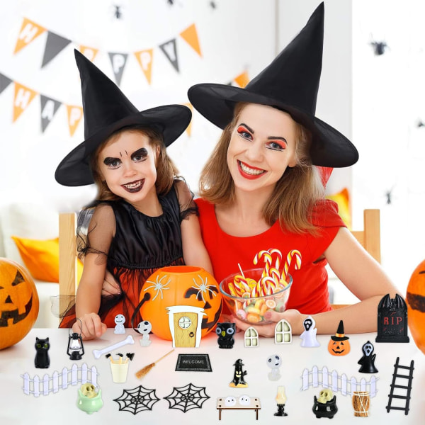 Miniature Halloween Dekoration, Miniature Dukkehjem, Miniature Ha