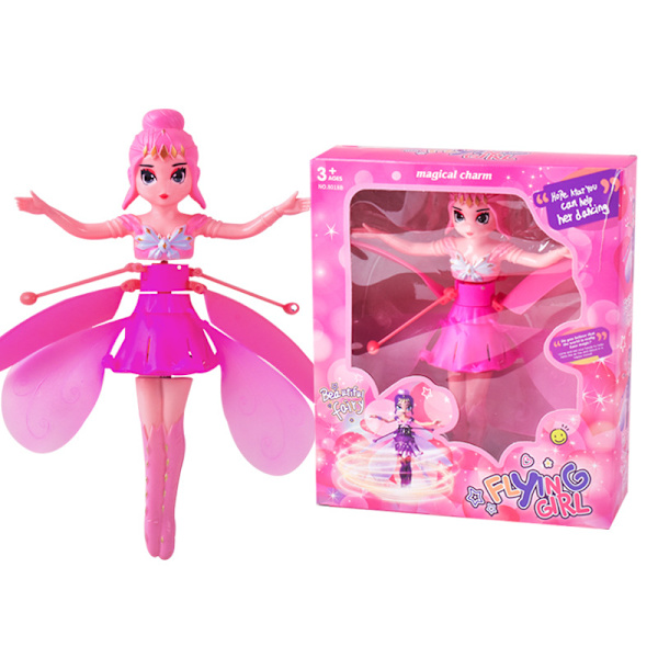 /#/Kristallikärpäset Pastelli Kawaii Nukke Taikalentosilla Leikkikalu Valoilla/#/