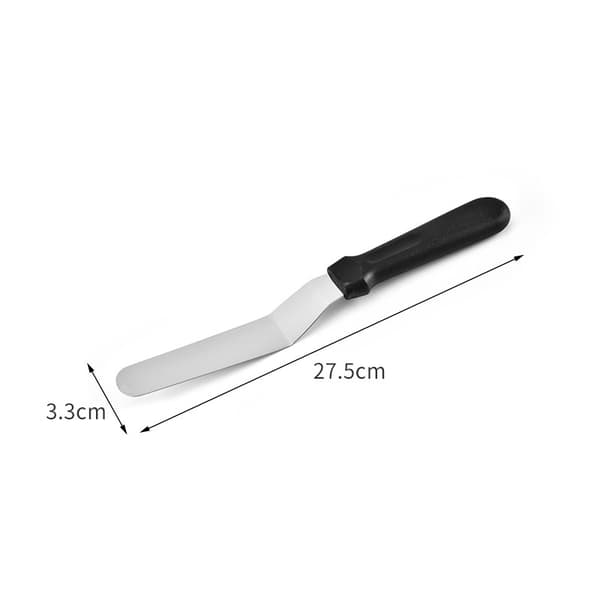 *Skråspatel, glasurspatel, offset-spatel i rustfrit stål, kagespatel, (8 tommer)*