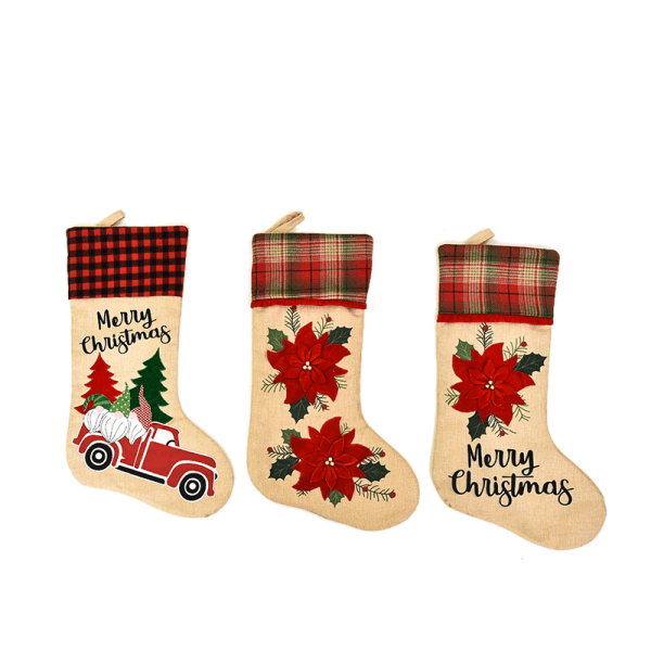 /#/3 piece Christmas stocking large gift bag/#/