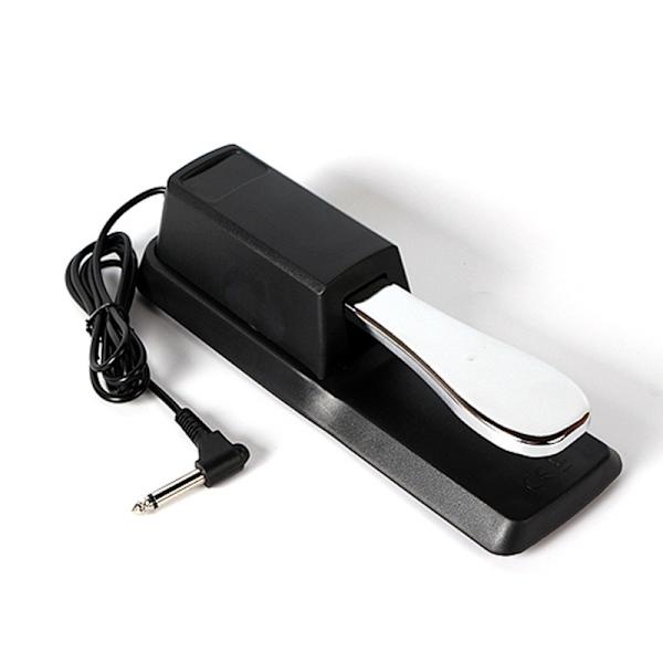 /#/Universal Sustain Pedal med Piano Action Silver 1 stk Perfekt tilbehør til MIDI-keyboarder digitale pianoer elektroniske keyboarder osv./#/