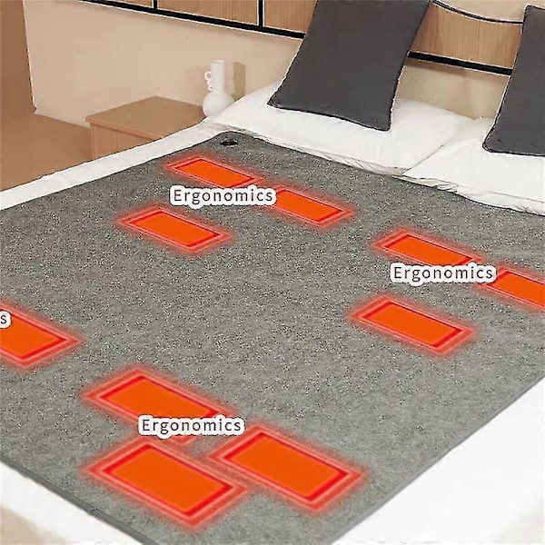 160x150cm USB Elektriska Filtar För Säng 3-växlad Termostat Värmemadrass Tvättbar Värmedyna