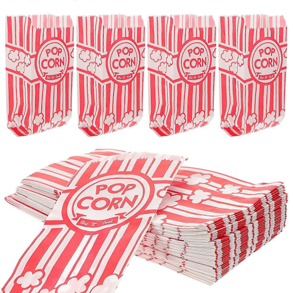 50 kpl Popcorn-pussit Popcorn-paperipussit Rasvatiiviit paperipussit Paperiset pakkauspussit