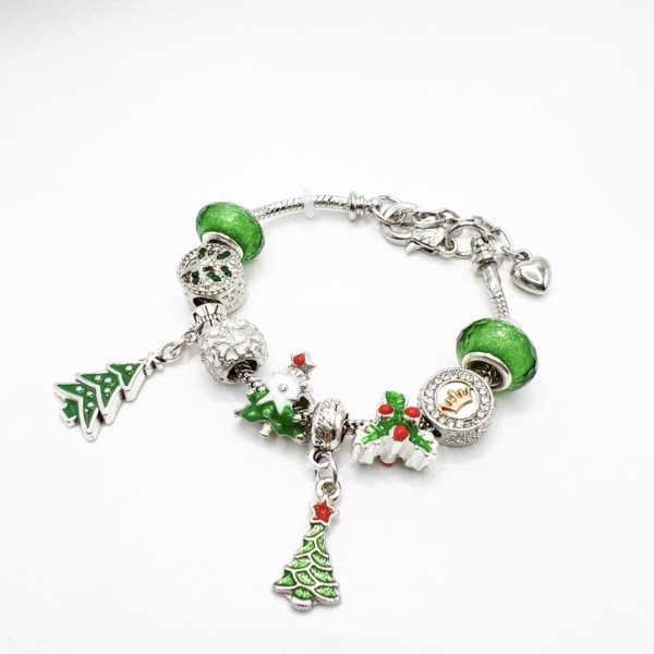 #Advent Calendar Christmas Bracelet Beaded Charm Bracelet Jewelry (1 piece)#