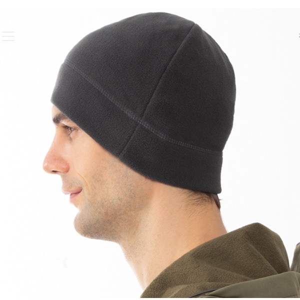 *Dobbelt lag stof, varm vinterhue - fleece - termisk pasform - Sle*