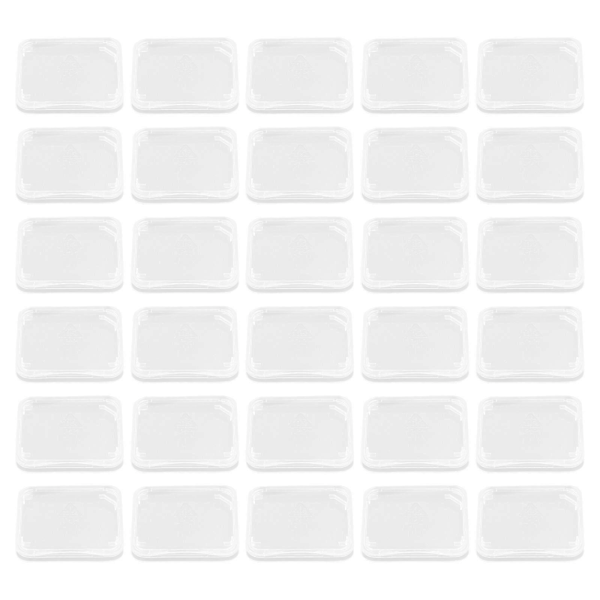 1 Set 100 kpl Muistikorttien Säilytyskoteloita Kantokotelot Laatikot (Läpinäkyvä)