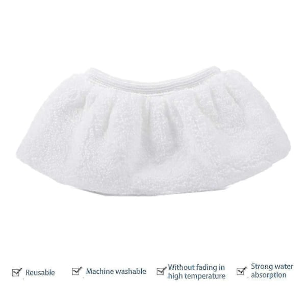 8-pak Mikrofiber Klud Cover Sæt Til Karcher Damprenser Easyfix Sc2 Sc3 Sc4 Sc5 Hånddyse Tilbehør