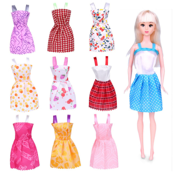 50 klesplagg 30cm Barbie dukke tilbehør Lekebarn