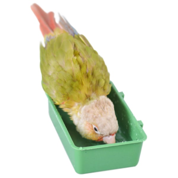 /#/Medium Rigid Hanging Bathtub 1 Piece Bathtub for Canaries Parrots and Other Birds - Cage Accessories/#/