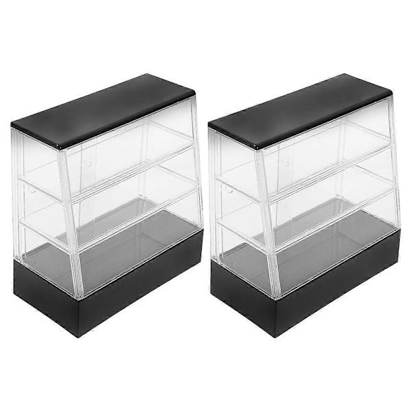 2 st Dockskåpsmöbler och Tillbehör Mini Tårtmonter Mini Husdekoration