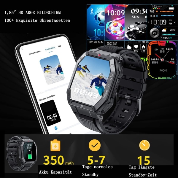 #Smartwatch telefonfunktion fitness tracker watch fitness #