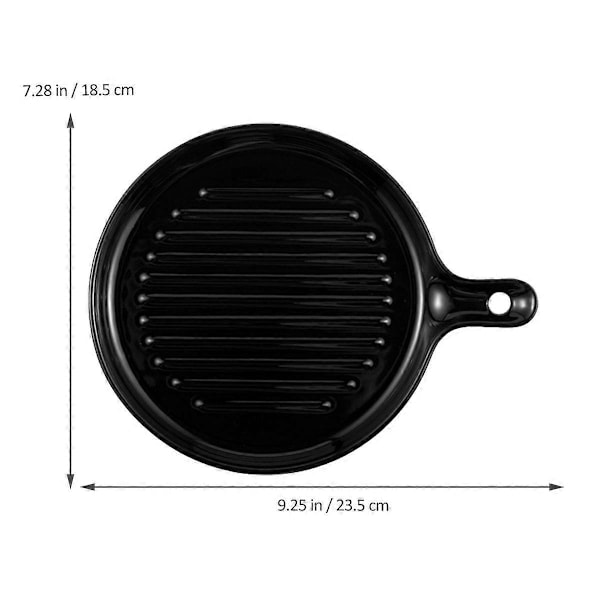 Praktisk Keramisk Håndtak Plate Keramisk Bakeplate Håndtak Bakeform
