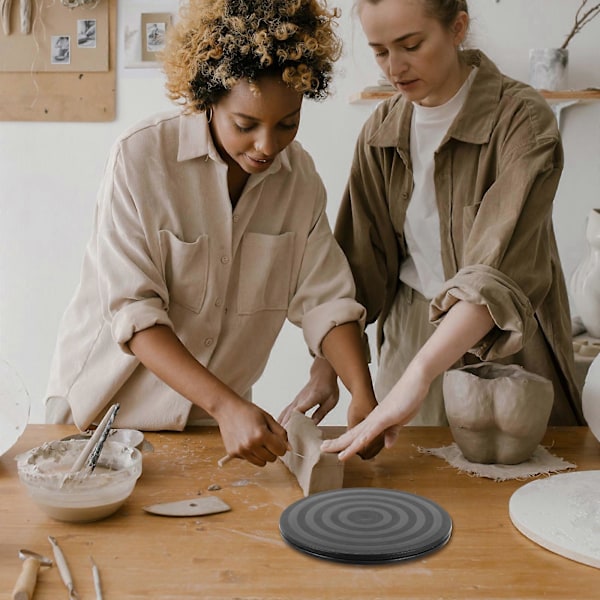 Plastisk Leire Håndverk Dreieskive Rotasjonshjul DIY Skulptur Leire Dreieskive