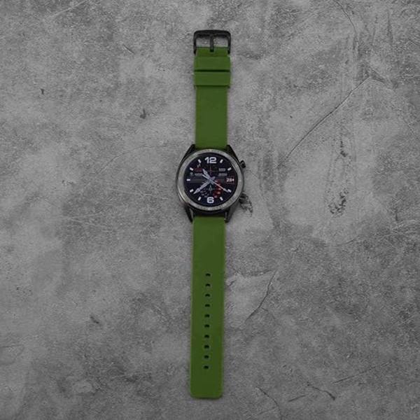 18 mm watch med svart spänne, repl