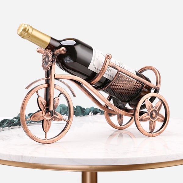 /#/Vinflaskhållare, Kreativt Vinställ för Enstaka Flaska Cykel Sh/#/