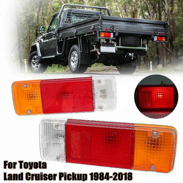 1 par baglygter til Toyota Hilux ladvogn/førerhus chassis 1984-2018 til Landcruiser 70 75 78 79 serie ladvogn/førerhus 1984-2018
