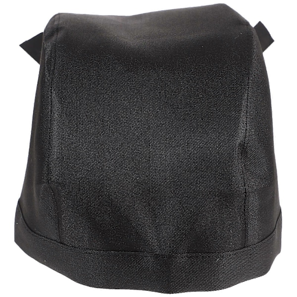 Moderigtig kokkehue køkken catering skull ribbon turban (sort)