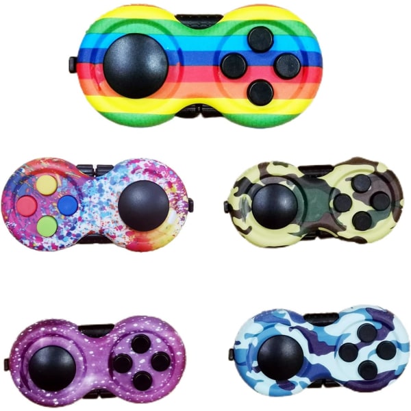 /#/Pads Leksak med 9 Fidget Funktioner,Fidget Controller Pad Leksak Stres/#/